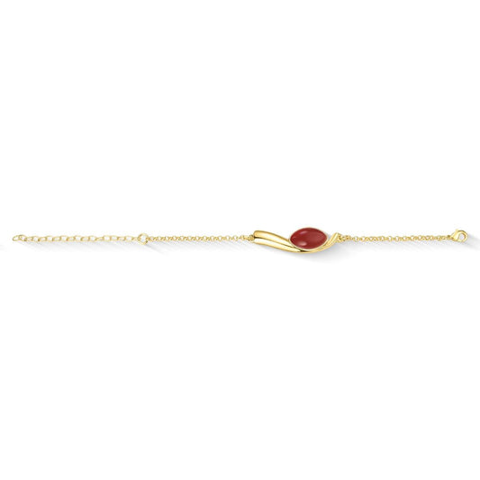 Pulseira Brilhato Pedras Naturais Brasileiras — Folheado a Ouro