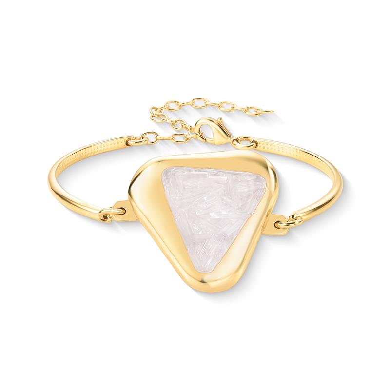 Pulseira Brilhato Pedras Naturais Brasileiras — Folheado a Ouro