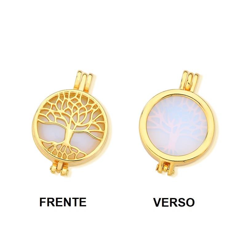 Combo Brilhato Pedras Naturais Brasileiras — Folheado a Ouro