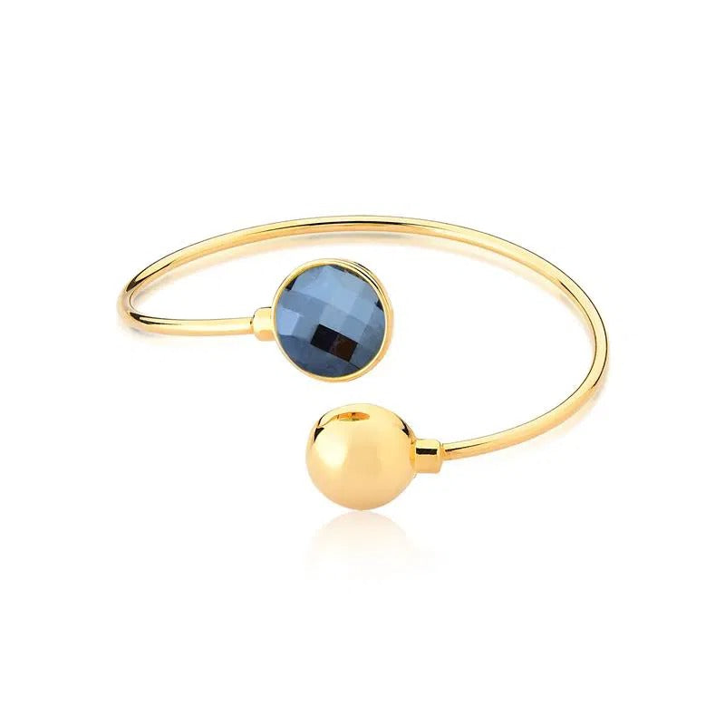 Pulseira Brilhato Pedras Naturais Brasileiras — Folheado a Ouro