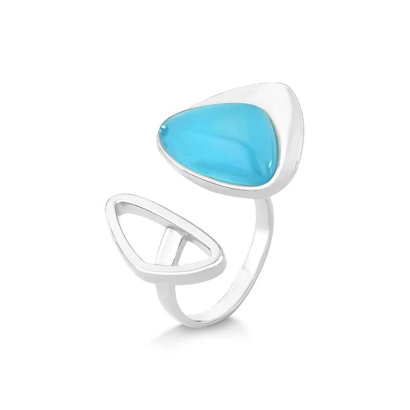 ANEL FOLHEADO A PRATA