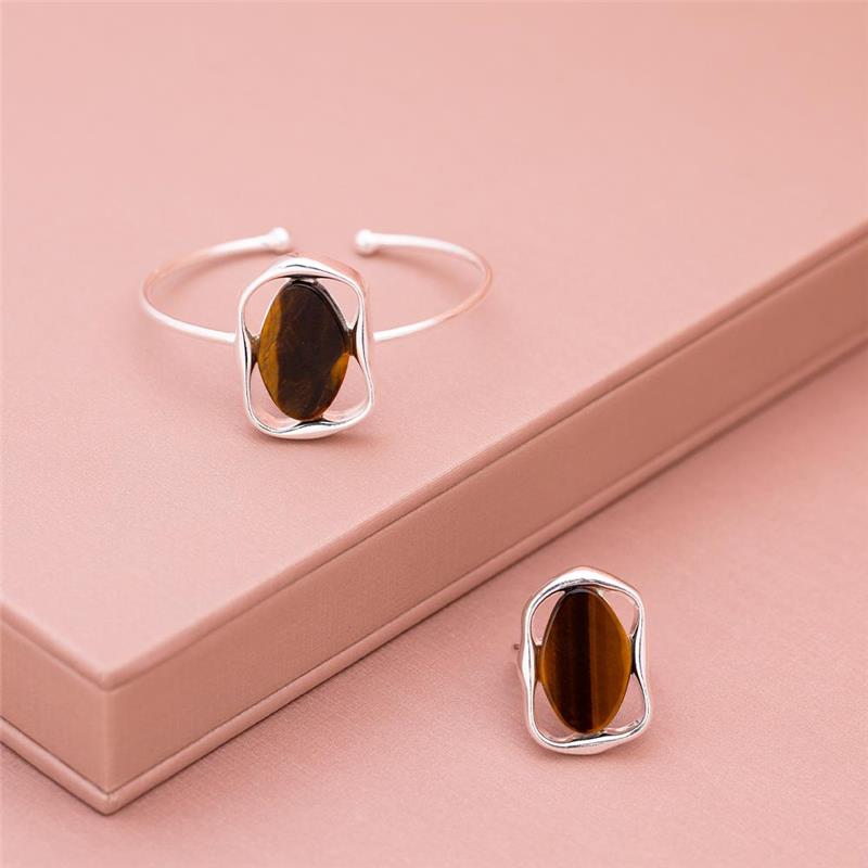 ANEL FOLHEADO A PRATA