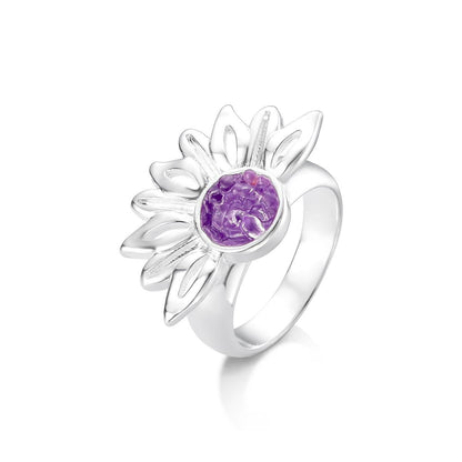 ANEL FOLHEADO A PRATA