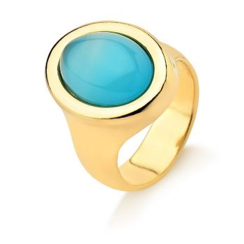 Conjunto Brilhato Pedras Naturais Brasileiras — Folheado a Ouro