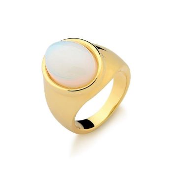 Conjunto Brilhato Pedras Naturais Brasileiras — Folheado a Ouro