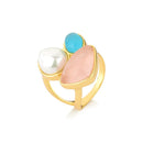 ANEL FOLHEADO A OURO