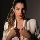 ANEL FOLHEADO A OURO