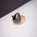 ANEL FOLHEADO A OURO