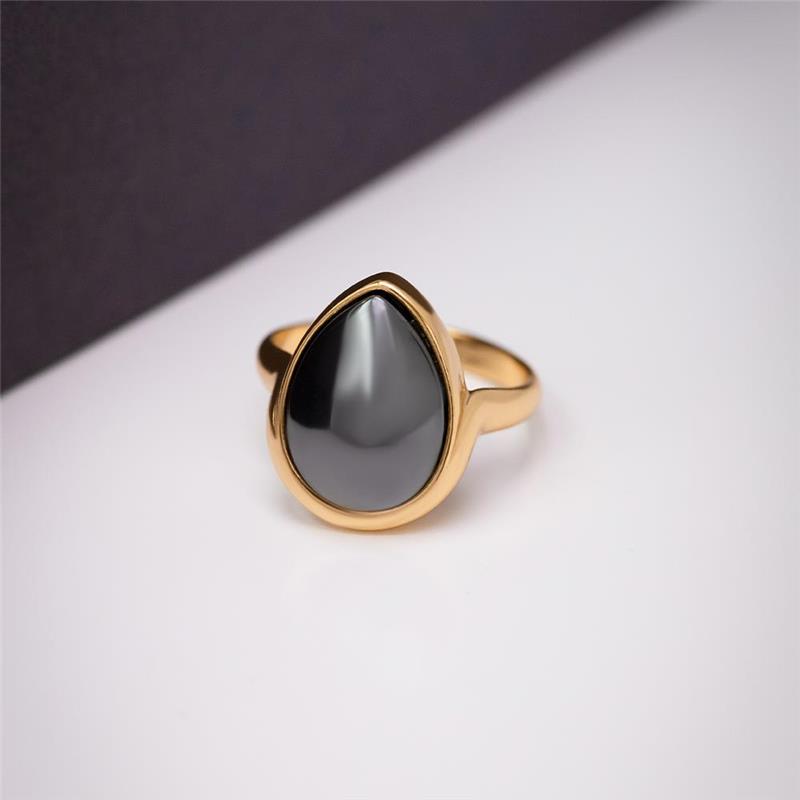 ANEL FOLHEADO A OURO