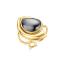 CONJUNTO FOLHEADO A OURO