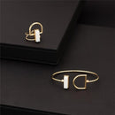 ANEL FOLHEADO A OURO