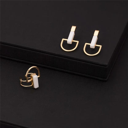 ANEL FOLHEADO A OURO