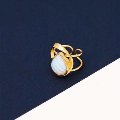 ANEL FOLHEADO A OURO