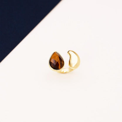 ANEL FOLHEADO A OURO