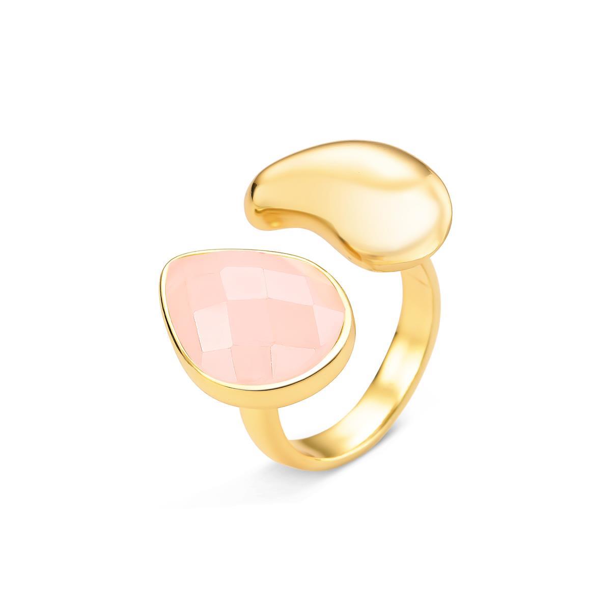 ANEL FOLHEADO A OURO