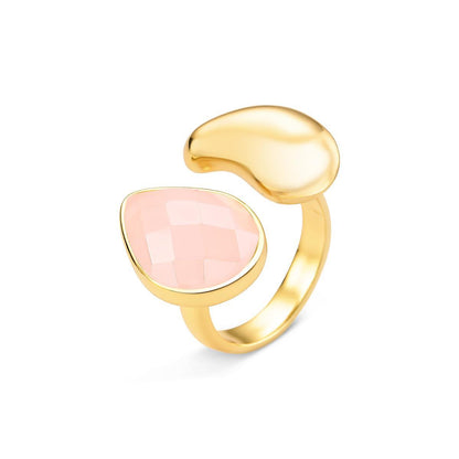 ANEL FOLHEADO A OURO