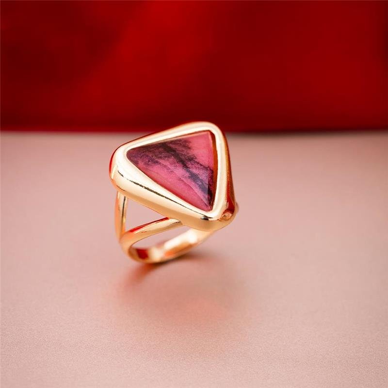 ANEL FOLHEADO A OURO