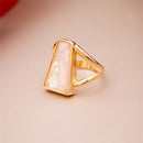 ANEL FOLHEADO A OURO