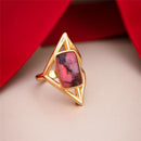 ANEL FOLHEADO A OURO