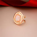 ANEL FOLHEADO A OURO