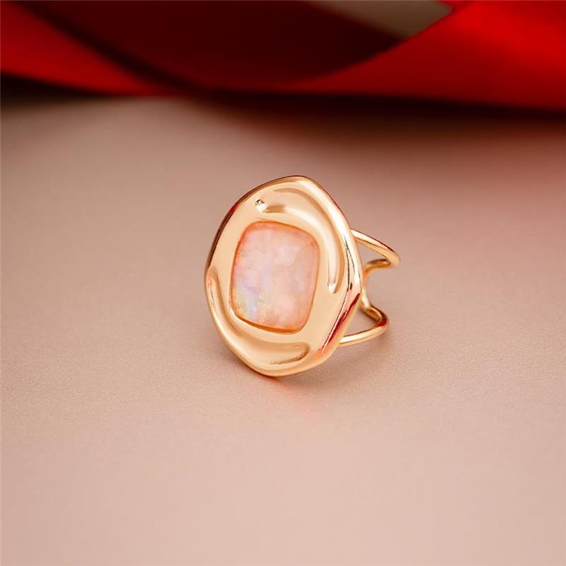 ANEL FOLHEADO A OURO