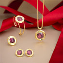 ANEL FOLHEADO A OURO