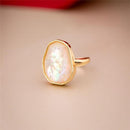 ANEL FOLHEADO A OURO