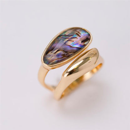 ANEL FOLHEADO A OURO