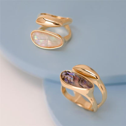 ANEL FOLHEADO A OURO