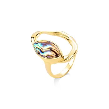 Conjunto Brilhato Pedras Naturais Brasileiras — Folheado a Ouro