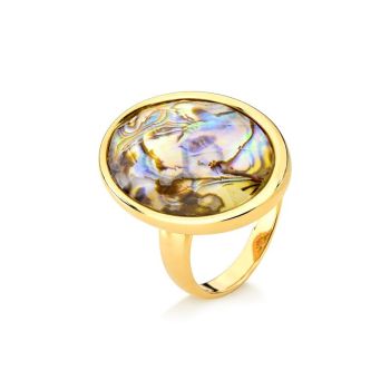 Conjunto Brilhato Pedras Naturais Brasileiras — Folheado a Ouro