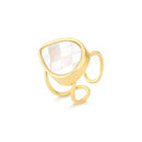 CONJUNTO FOLHEADO A OURO