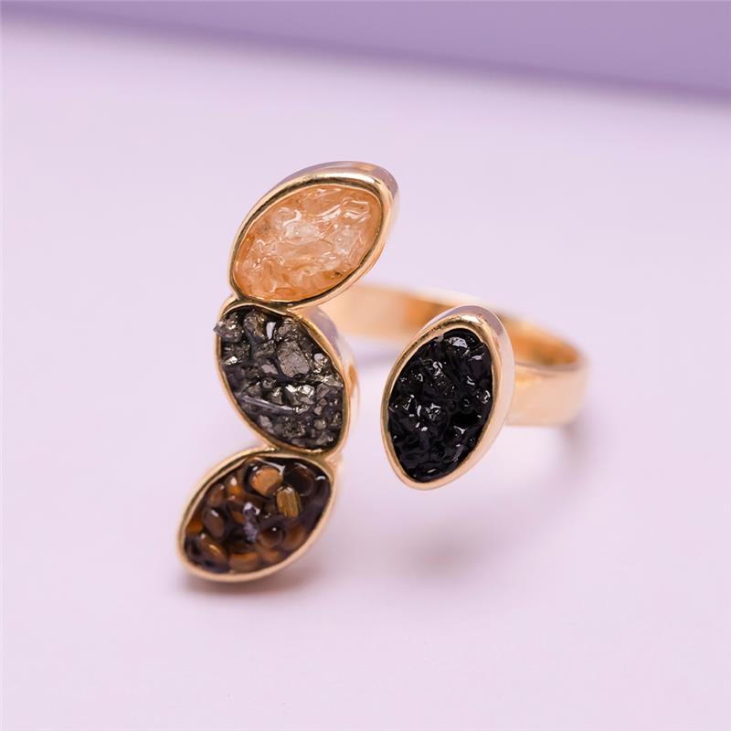 ANEL FOLHEADO A OURO