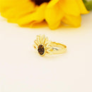 ANEL FOLHEADO A OURO