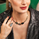 ANEL FOLHEADO A OURO