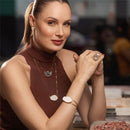 ANEL FOLHEADO A OURO