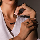 ANEL FOLHEADO A OURO