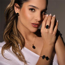 ANEL FOLHEADO A OURO