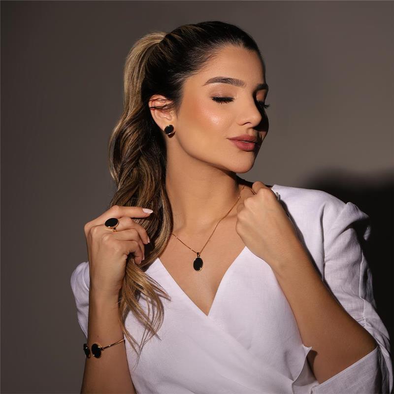 ANEL FOLHEADO A OURO