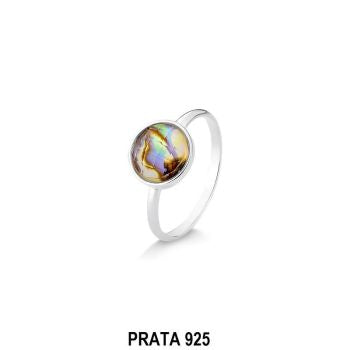 Conjunto Brilhato Pedras Naturais Brasileiras — Folheado a Prata