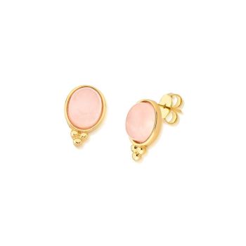 Conjunto Brilhato Pedras Naturais Brasileiras — Folheado a Ouro