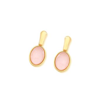 Conjunto Brilhato Pedras Naturais Brasileiras — Folheado a Ouro