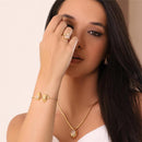 BRINCO FOLHEADO A OURO