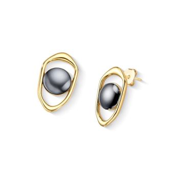 Conjunto Brilhato Pedras Naturais Brasileiras — Folheado a Ouro