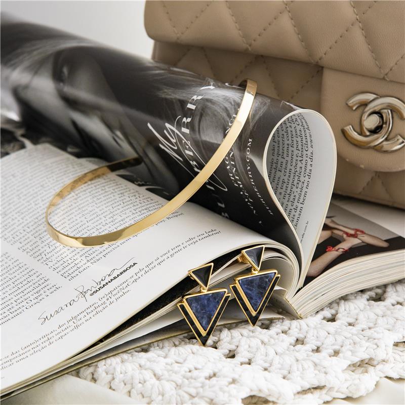 BRINCO FOLHEADO A OURO