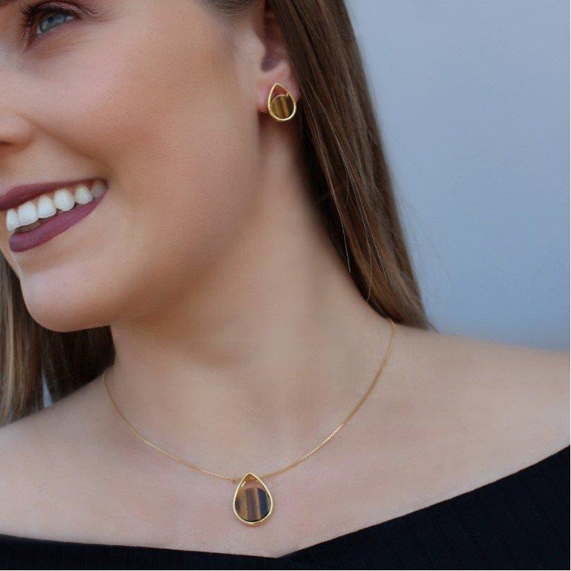 BRINCO FOLHEADO A OURO