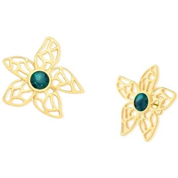 CONJUNTO FOLHEADO A OURO