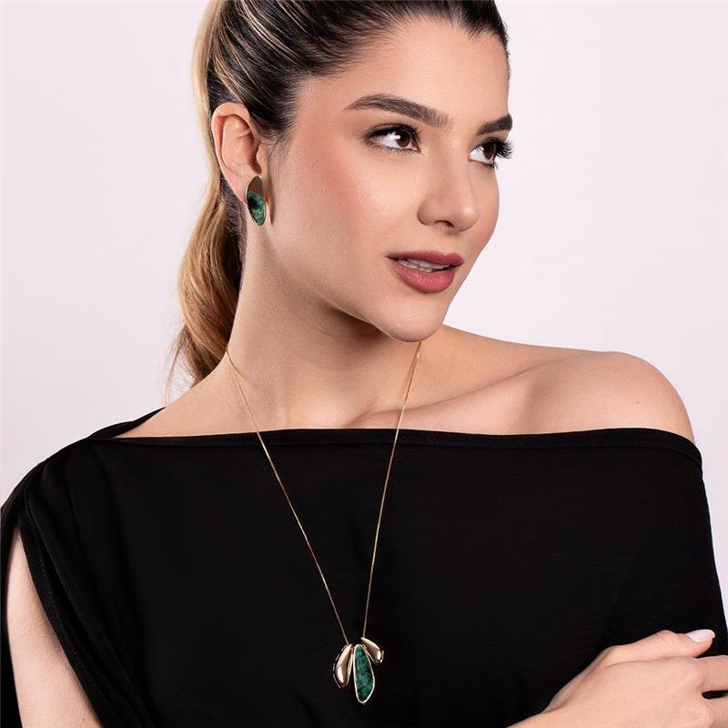 BRINCO FOLHEADO A OURO