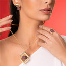 BRINCO FOLHEADO A OURO