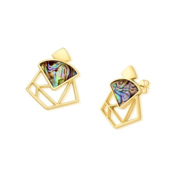 Conjunto Brilhato Pedras Naturais Brasileiras — Folheado a Ouro
